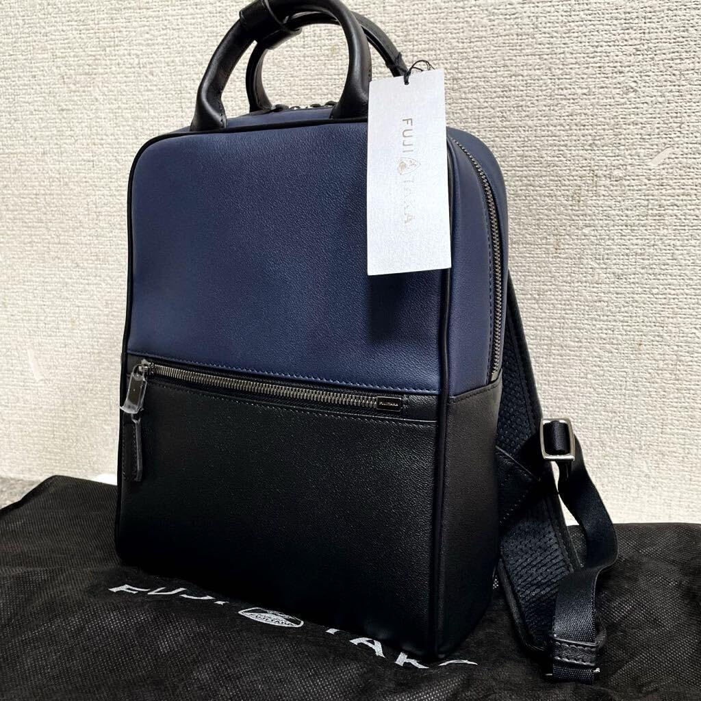フジタカ レザー リュック バッグ 646752 クロ 定価47300円 フジタカ レザー リュック バッグ 646752 クロ 定価47300円